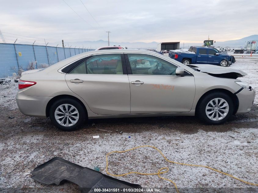 2015 TOYOTA CAMRY LE - 4T4BF1FK0FR476175