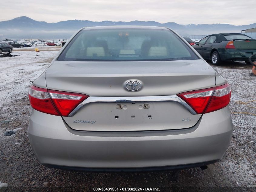 2015 TOYOTA CAMRY LE - 4T4BF1FK0FR476175