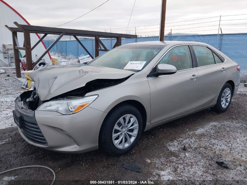 2015 TOYOTA CAMRY LE - 4T4BF1FK0FR476175