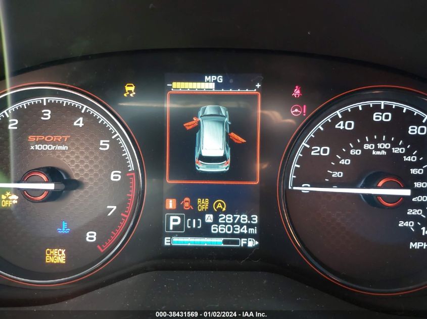 2019 SUBARU FORESTER SPORT - JF2SKAPC0KH580672