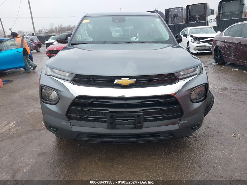 VIN KL79MMS22NB074076 2022 CHEVROLET TRAILBLAZER FWD LS