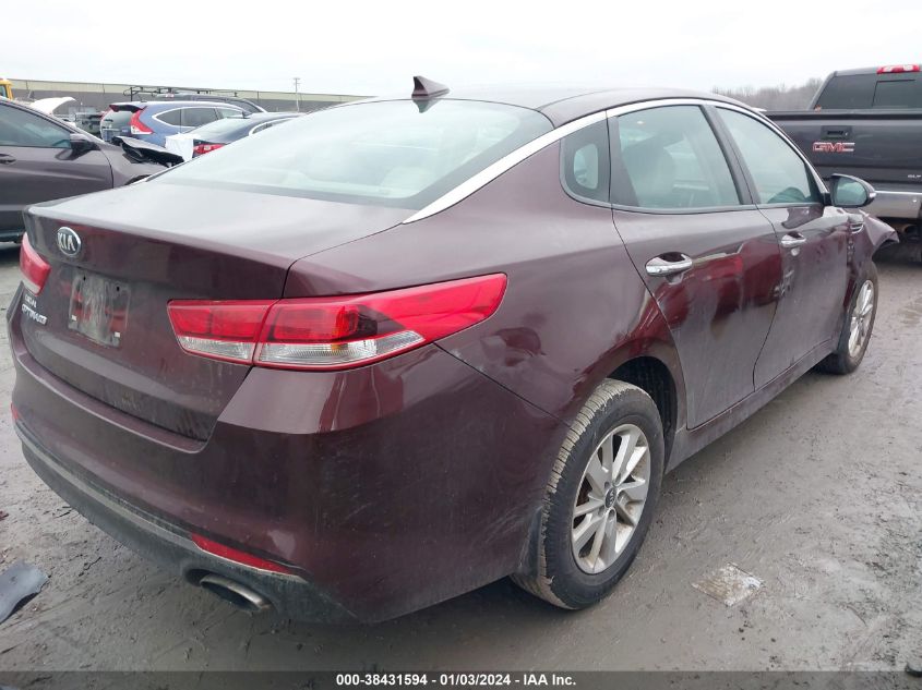 2016 KIA OPTIMA LX - 5XXGT4L30GG118156