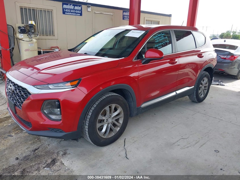 VIN 5NMS23AD4KH001127 2019 HYUNDAI SANTA FE SE