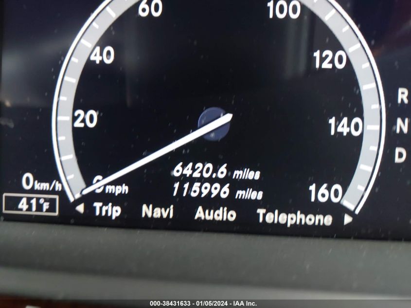 2013 MERCEDES-BENZ S 550 WDDNG7DB4DA494830