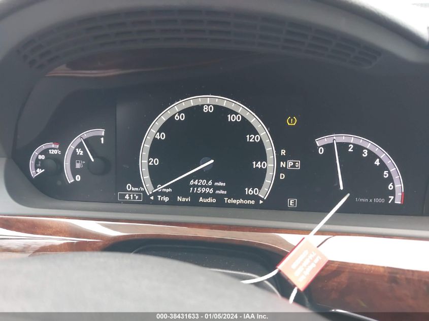 2013 MERCEDES-BENZ S 550 WDDNG7DB4DA494830