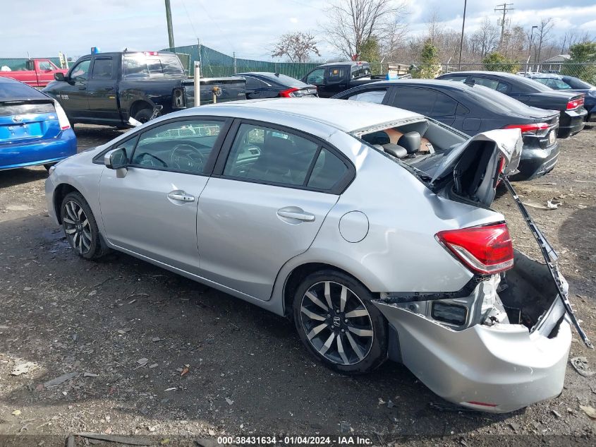 2014 HONDA CIVIC EXL - 19XFB2F9XEE025671
