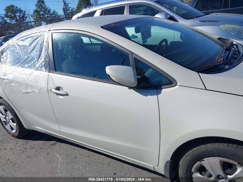 2014 KIA FORTE LX - KNAFK4A67E5249577
