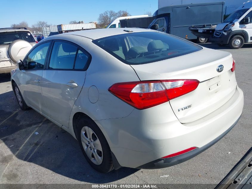 2014 KIA FORTE LX - KNAFK4A67E5249577