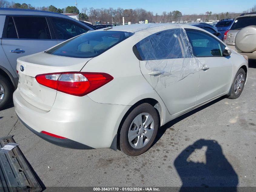 2014 KIA FORTE LX - KNAFK4A67E5249577
