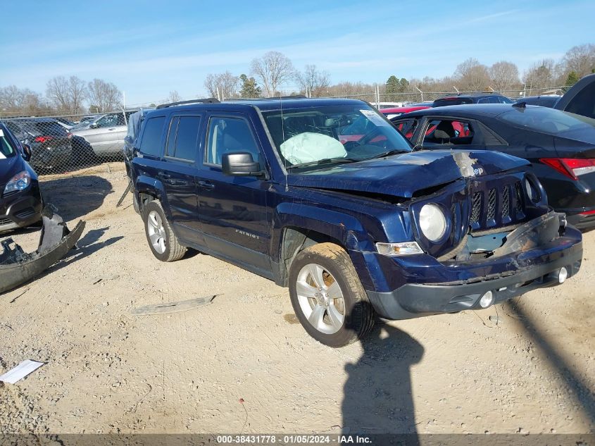 2014 JEEP PATRIOT LATITUDE - 1C4NJPFB3ED666290