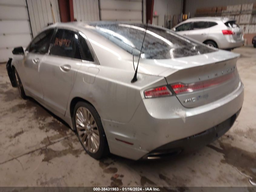2013 LINCOLN MKZ - 3LN6L2J99DR819522