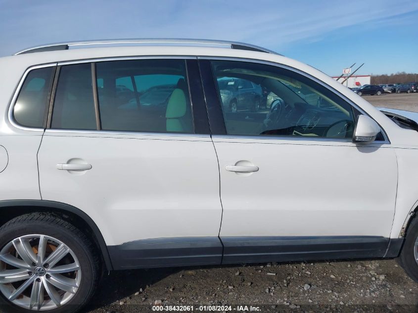 2014 VOLKSWAGEN TIGUAN SE - WVGAV3AX0EW506141