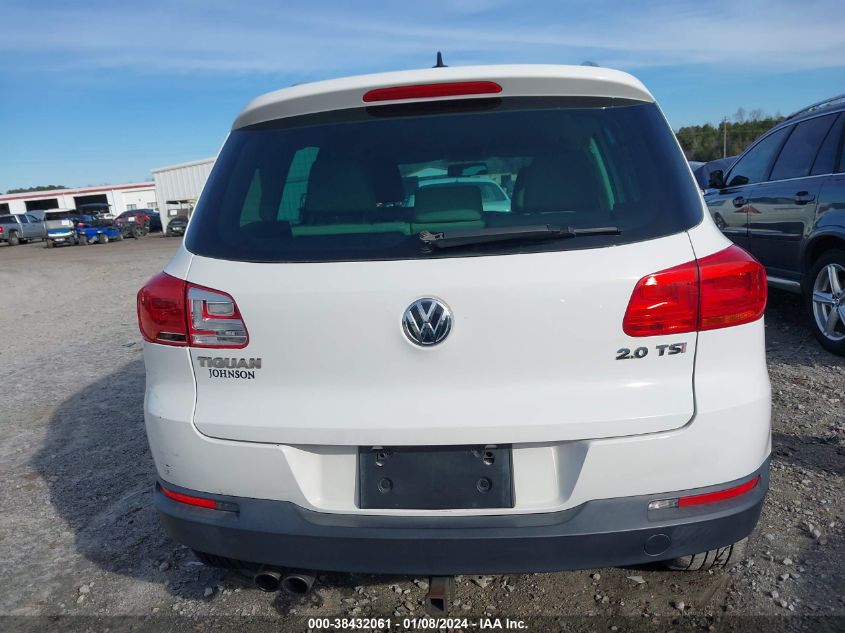 2014 VOLKSWAGEN TIGUAN SE - WVGAV3AX0EW506141