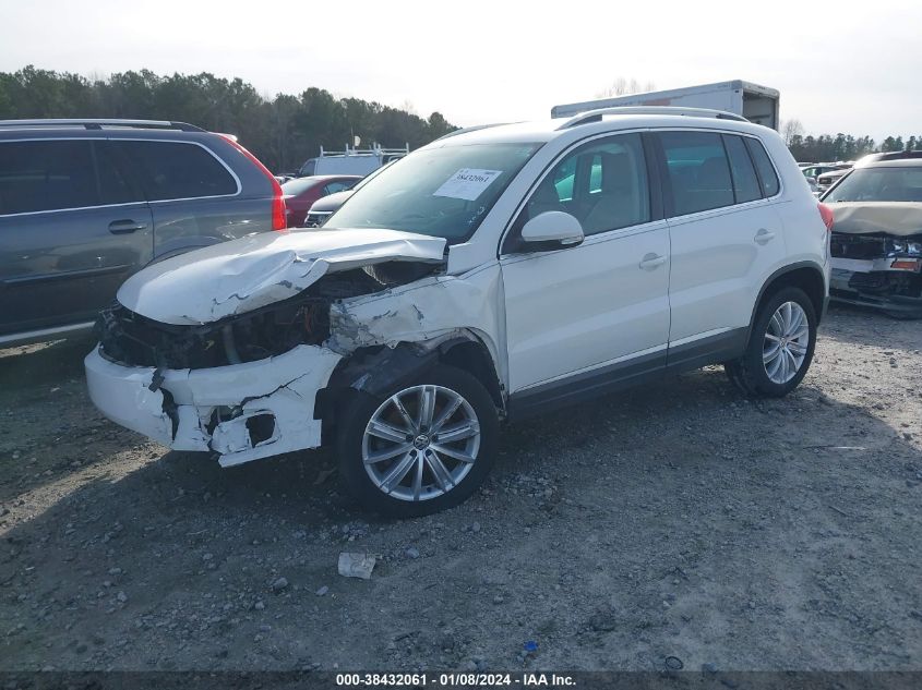 2014 VOLKSWAGEN TIGUAN SE - WVGAV3AX0EW506141