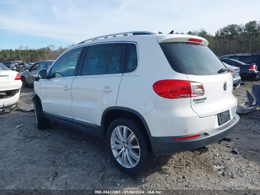 2014 VOLKSWAGEN TIGUAN SE - WVGAV3AX0EW506141