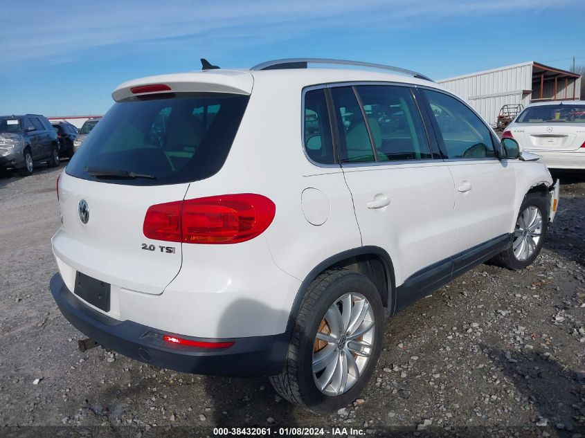 2014 VOLKSWAGEN TIGUAN SE - WVGAV3AX0EW506141