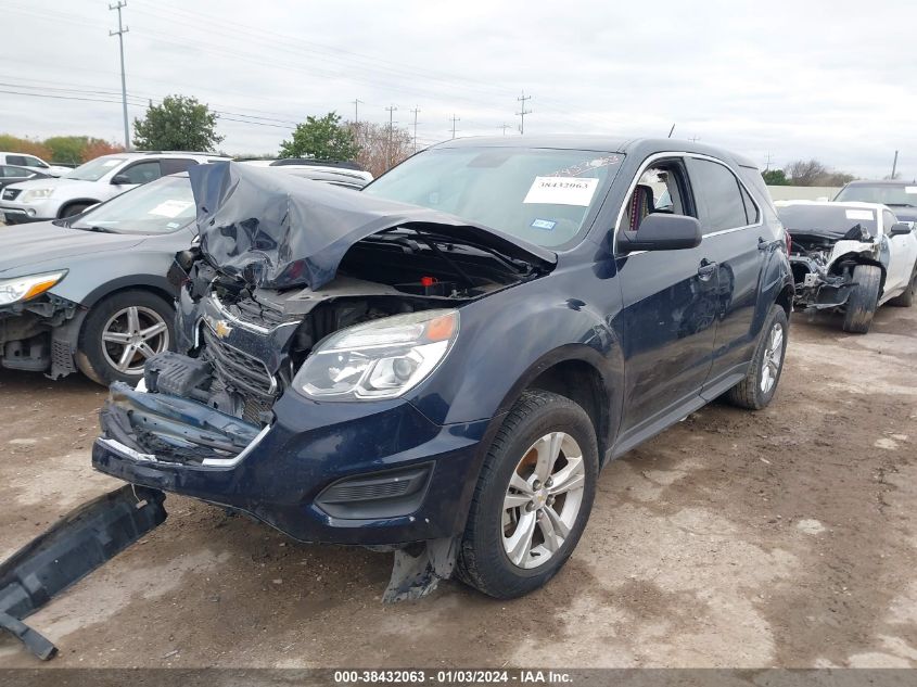 2017 CHEVROLET EQUINOX LS - 2GNALBEK7H1500827