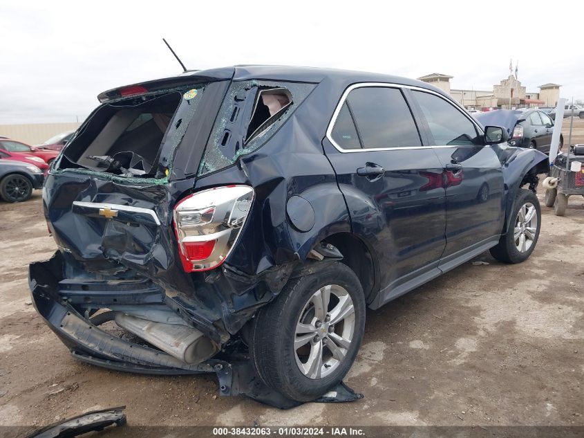 2017 CHEVROLET EQUINOX LS - 2GNALBEK7H1500827