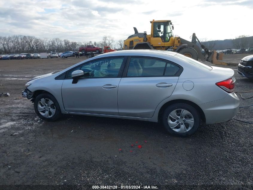 2015 HONDA CIVIC LX - 19XFB2F56FE111493
