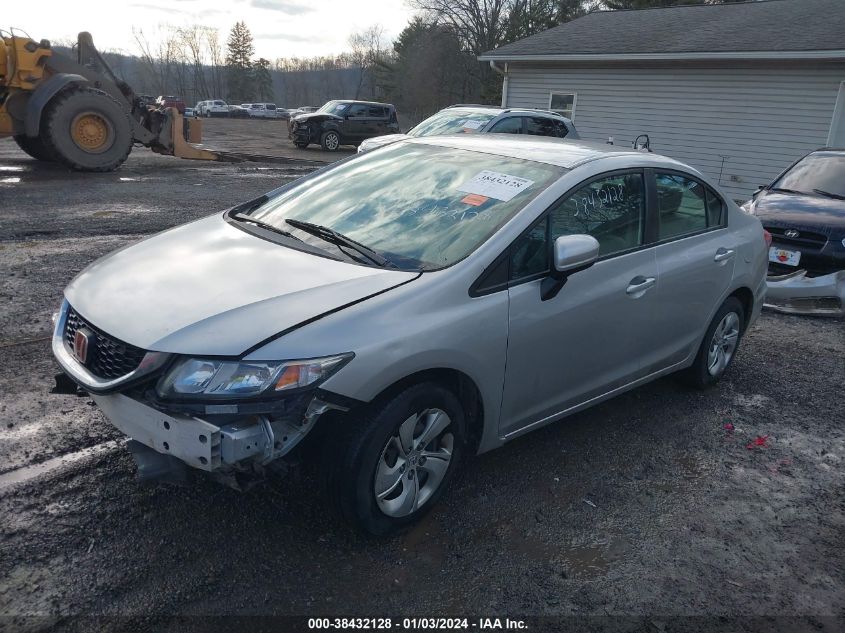 2015 HONDA CIVIC LX - 19XFB2F56FE111493