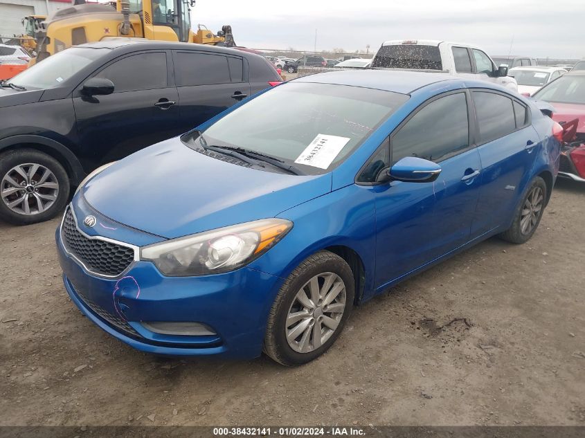 KNAFX4A64E5237694 | 2014 KIA FORTE