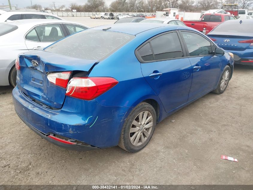 KNAFX4A64E5237694 | 2014 KIA FORTE