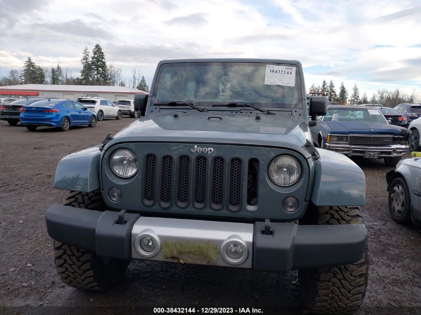 2014 JEEP WRANGLER UNLIMITED SAHARA - 1C4BJWEG9EL128192