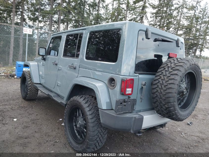 2014 JEEP WRANGLER UNLIMITED SAHARA - 1C4BJWEG9EL128192