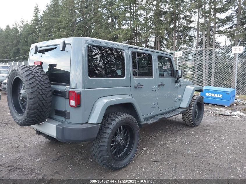 2014 JEEP WRANGLER UNLIMITED SAHARA - 1C4BJWEG9EL128192