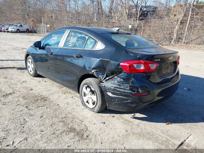 2017 CHEVROLET CRUZE LS MANUAL - 1G1BB5SM7H7167189