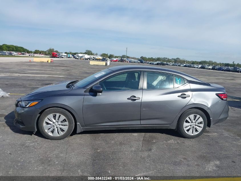 2022 NISSAN SENTRA S XTRONIC CVT - 3N1AB8BVXNY226343