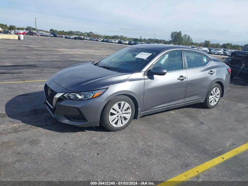 2022 NISSAN SENTRA S XTRONIC CVT - 3N1AB8BVXNY226343