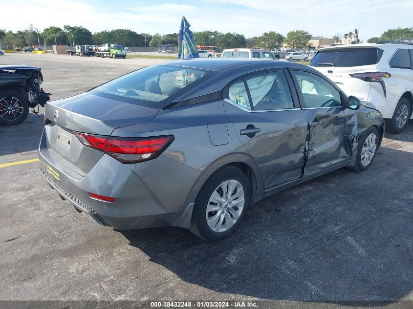 2022 NISSAN SENTRA S XTRONIC CVT - 3N1AB8BVXNY226343