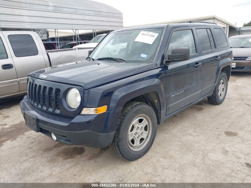 2014 JEEP PATRIOT SPORT - 1C4NJRBBXED575633