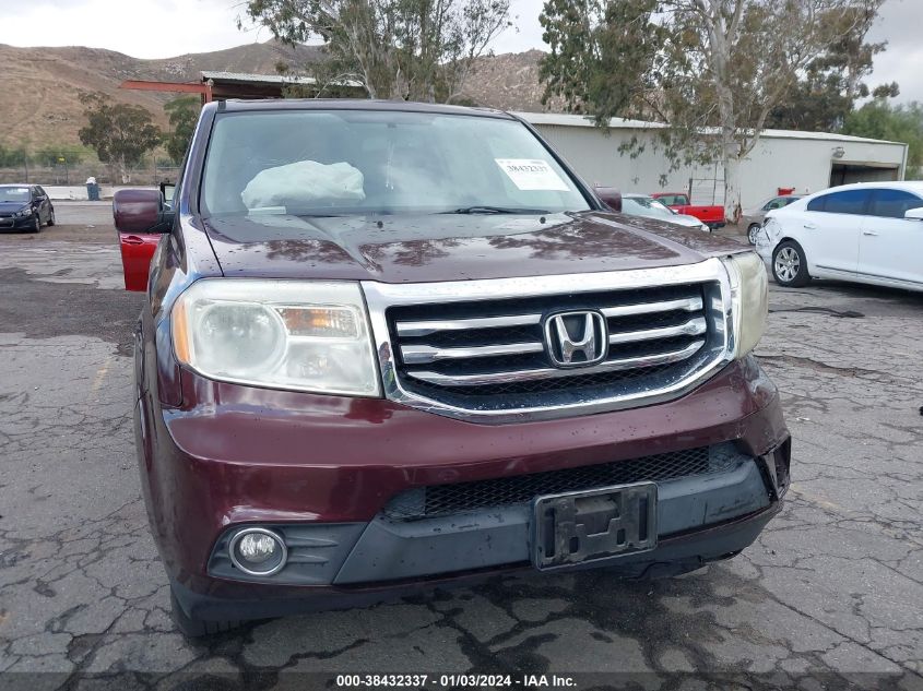 2013 HONDA PILOT EXL - 5FNYF3H63DB013893