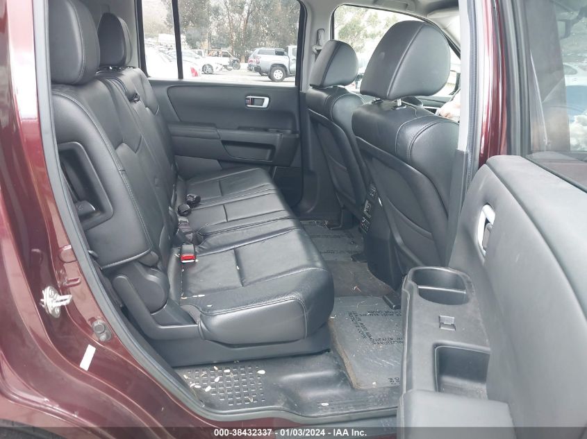 2013 HONDA PILOT EXL - 5FNYF3H63DB013893