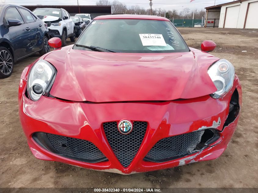 2015 ALFA ROMEO 4C - ZARBAAA44FM168129