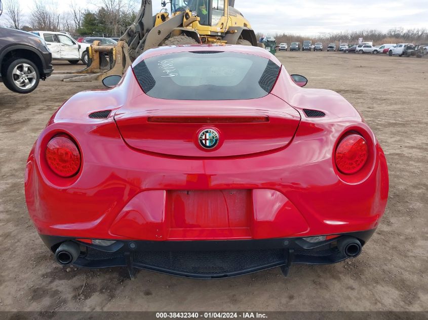 2015 ALFA ROMEO 4C - ZARBAAA44FM168129