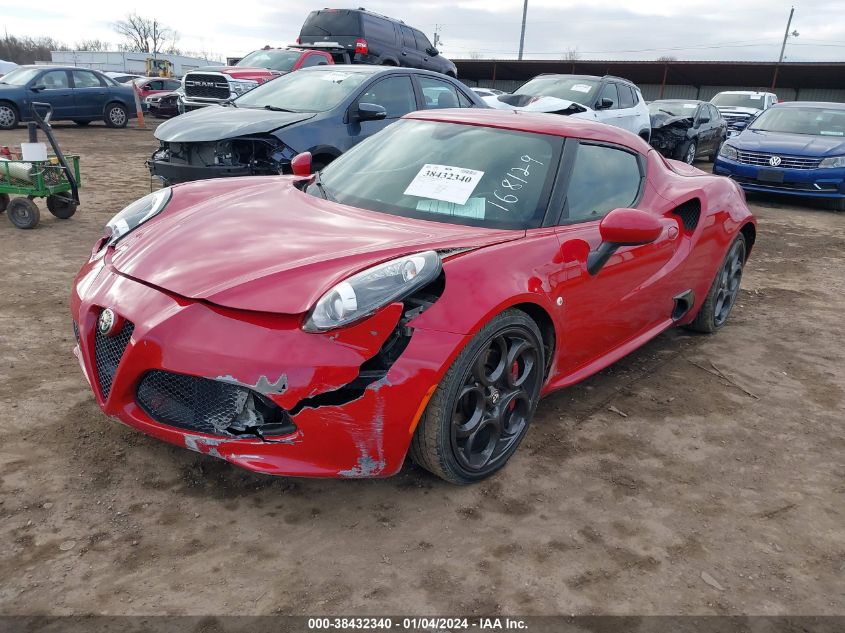 2015 ALFA ROMEO 4C - ZARBAAA44FM168129