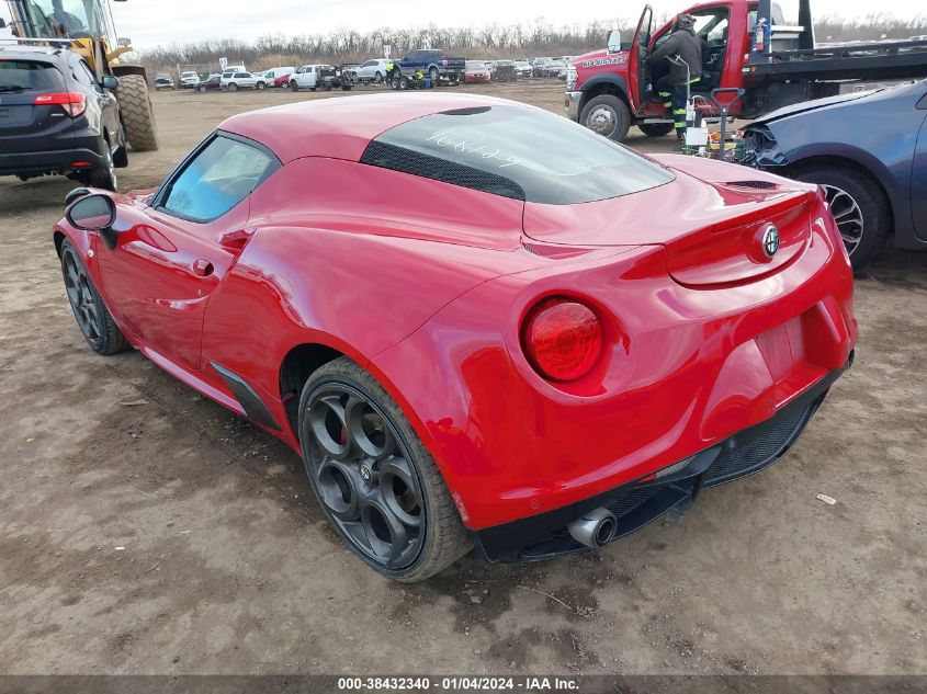 2015 ALFA ROMEO 4C - ZARBAAA44FM168129