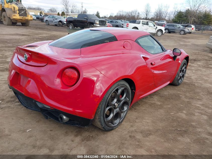 2015 ALFA ROMEO 4C - ZARBAAA44FM168129