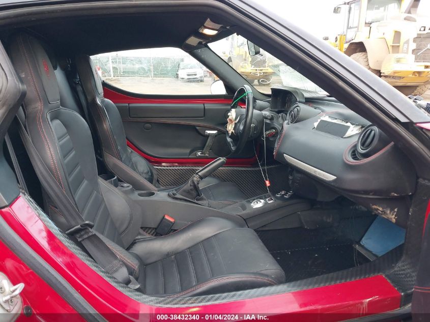 2015 ALFA ROMEO 4C - ZARBAAA44FM168129