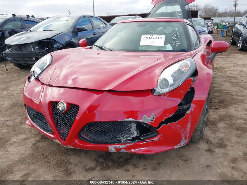 2015 ALFA ROMEO 4C - ZARBAAA44FM168129