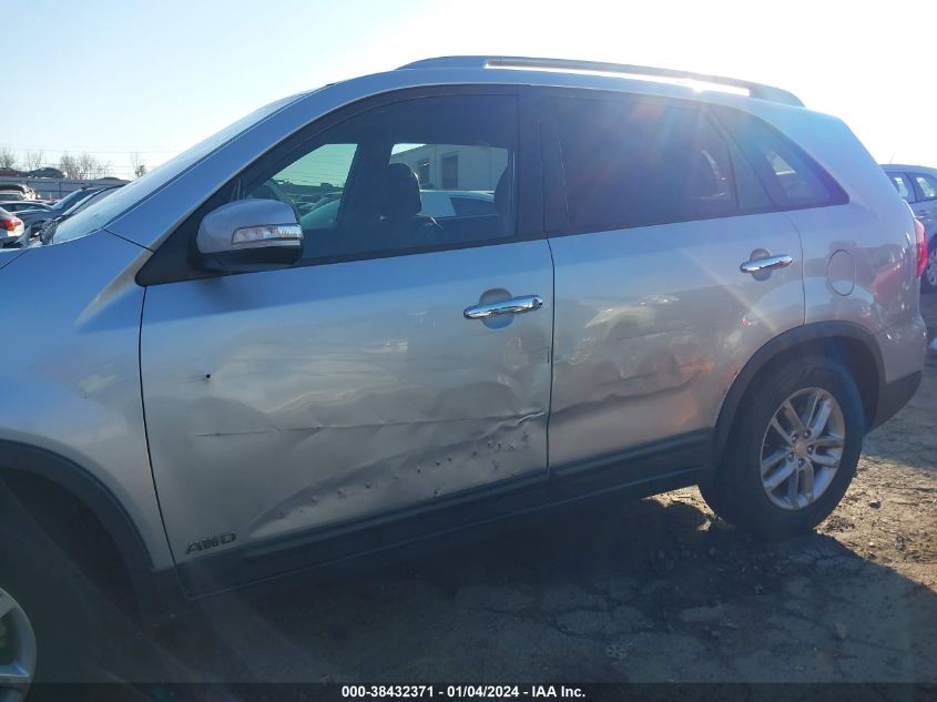 2014 KIA SORENTO LX - 5XYKTCA62EG523316