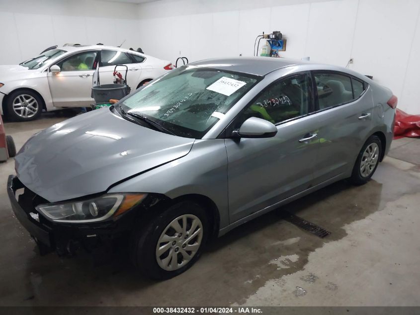 2017 HYUNDAI ELANTRA SE - 5NPD74LF4HH094404