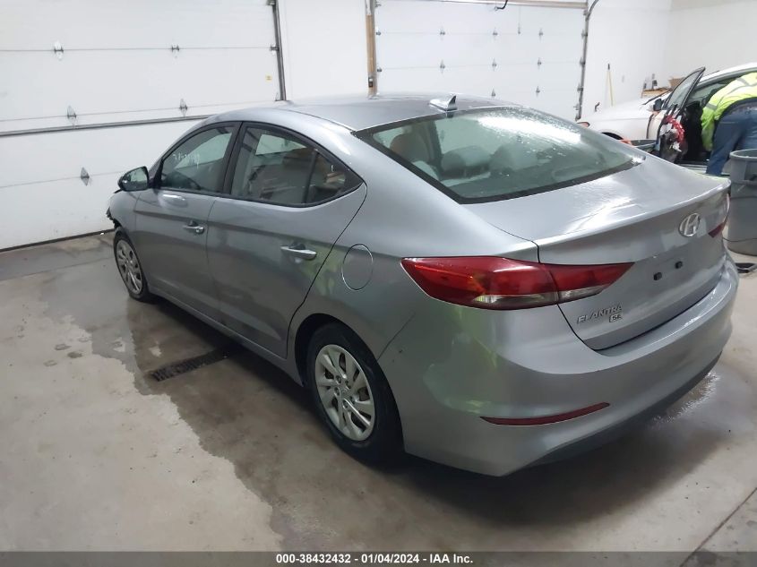 2017 HYUNDAI ELANTRA SE - 5NPD74LF4HH094404