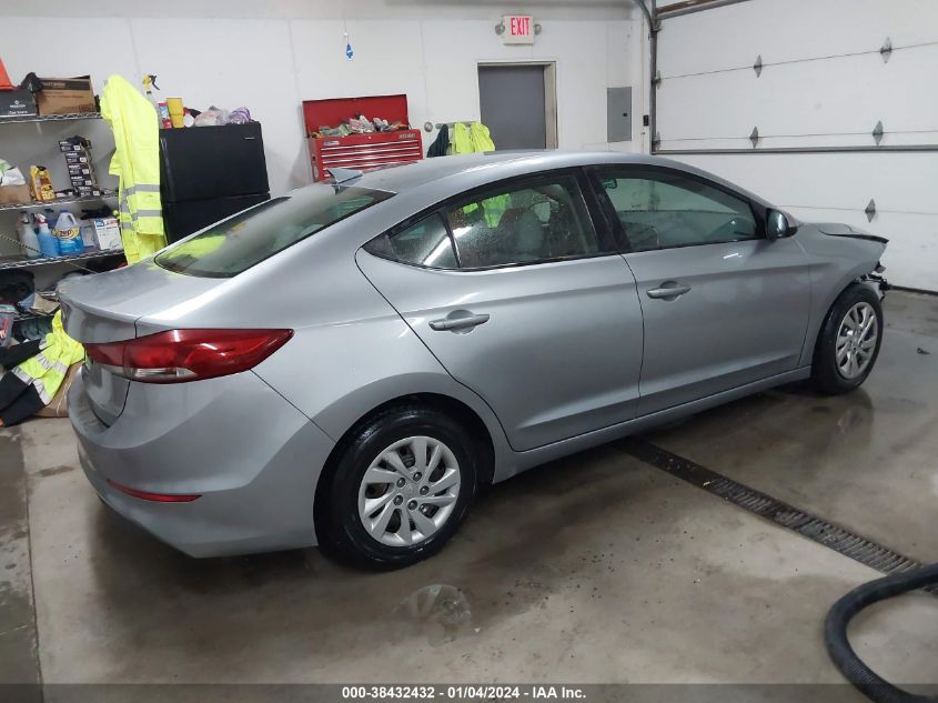 2017 HYUNDAI ELANTRA SE - 5NPD74LF4HH094404