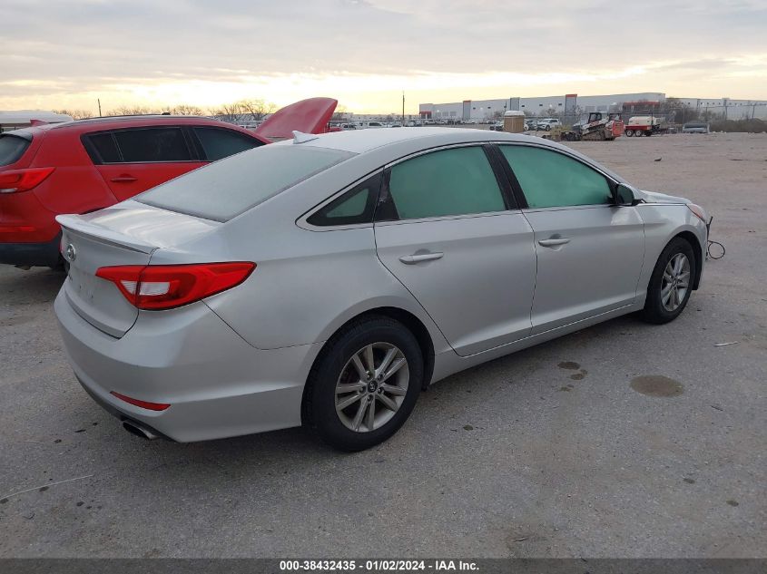 5NPE24AF8GH385296 | 2016 HYUNDAI SONATA