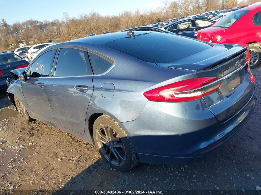 2018 FORD FUSION SE - 3FA6P0HD6JR228962