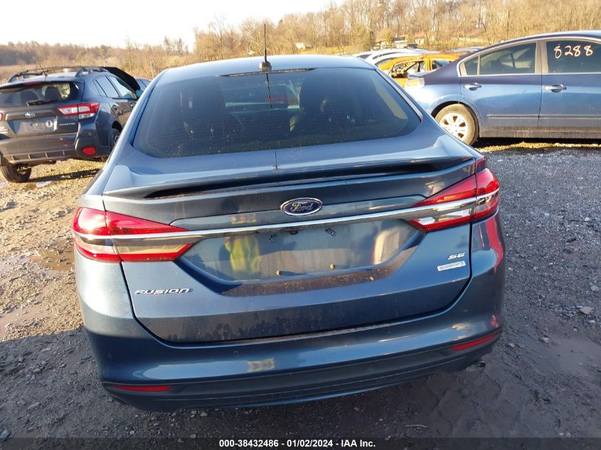 2018 FORD FUSION SE - 3FA6P0HD6JR228962